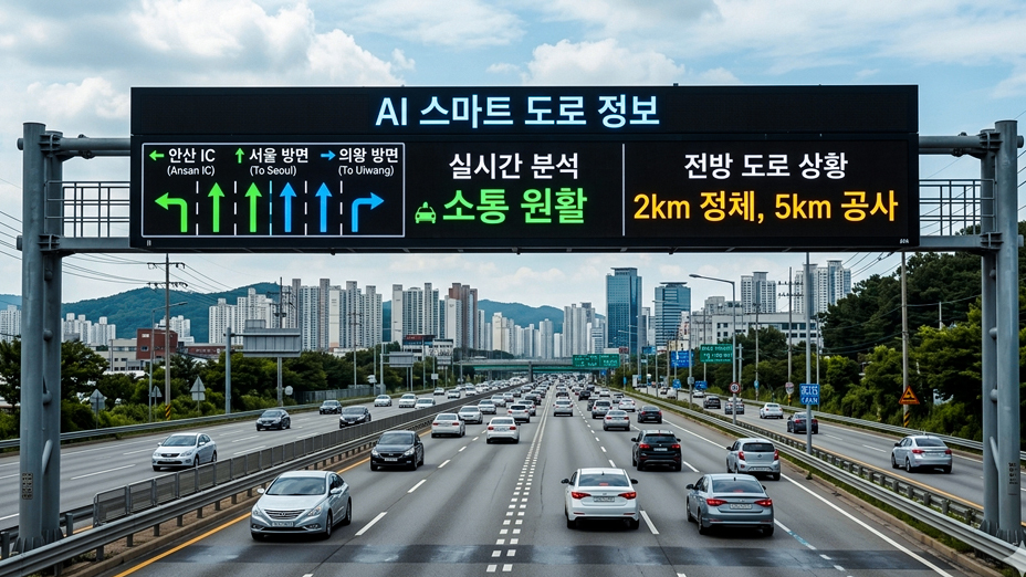 AI 안내 표지판